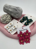 گوشواره دخترانه مجلسی طرح گل